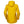 Back view of a yellow Helly Hansen rain jacket with a hood