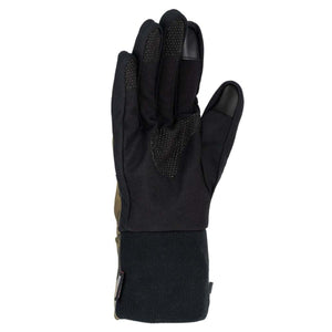 Mobile Warming black glove with textured palm grip and ribbed cuff
