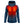 ActionHeat blue hooded jacket with glowing red heating elements on the chest