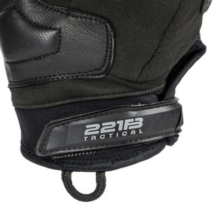 Black 221B Tactical glove wrist strap with pull loop