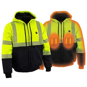 NexGen Heat Men's 'Sledge' High-Viz Textile Heated Jacket