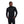 Man wearing a black Black Diamond long sleeve quarter zip shirt