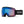 Smith snow goggles with black frame and blue mirrored lens