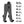 ActionHeat grey battery powered heated socks with feature list icons
