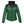 Green Bay Packers women's hooded puffer jacket with team logo and black accents