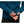 Close up of blue zip up jacket sleeves with thumb holes