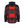 Mobile Warming red and black plaid hooded jacket with visible heating elements on the back
