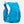 Bright blue Nathan hydration vest with mesh side panels and integrated water bottle