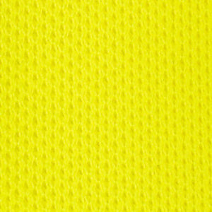 Close up of Pioneer neon yellow polyester mesh fabric