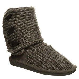 Bearpaw Women's Knit Tall Boots (Black, 9.5)