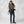 Woman wearing FjallRaven hiking trousers and backpack