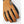 Hestra tan and black leather glove