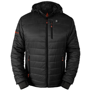 Open Box ActionHeat 5V Battery Heated Insulated Puffer Jacket W/ Hood - Men's