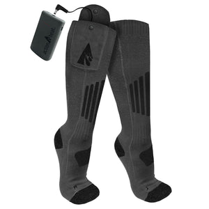 Open Box ActionHeat Wool 3.7V Rechargeable Heated Socks 2.0 with Remote