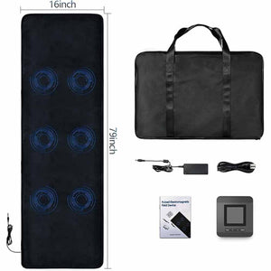 UTK Technology PEMF mat with carrying case, power adapter, controller, and user manual