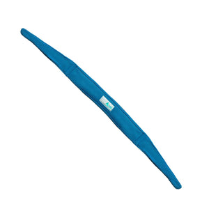 Blue fabric cooling neck wrap with Jinkool brand label