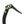 Black Diamond ice axe head with green metal attachment and serrated pick