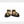 Tan work boots with black ice traction cleats attached