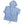 Light blue textured zip up hoodie with Ragz brand labels