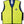 Chill-Its lime yellow quilted evaporative cooling vest with blue interior lining