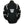 Back view of a black motorcycle jacket with white reflective accents and air vent system text