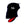 Black Bar Mitts handlebar cover with red interior lining