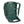 Back view of green Thule backpack showing padded shoulder straps and waist belt