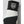 Hestra glove cuff with black and white panels and brand logo patch