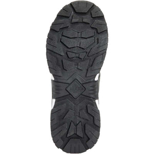 Black Muck Boot rubber outsole with deep tread pattern