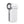 Alpha Cool handheld portable fan with digital display and textured white grip