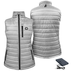 Open Box ActionHeat 5V Battery Heated Insulated Puffer Vest - Women's