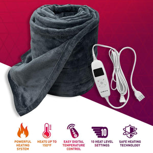 Aheata Heated Throw with Digital Controller