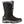 Korkers black waterproof winter boot with faux fur trim and grey midsole