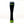 Black compression sock with lime green toe and B37 logo