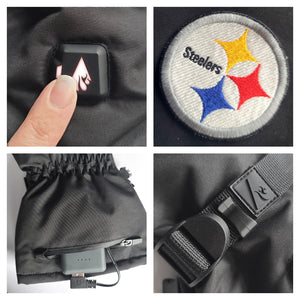 ActionHeat Pittsburgh Steelers 5V Battery Heated Gloves