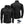 ActionHeat black mens quarter zip heated fleece jacket with power bank and charging cable