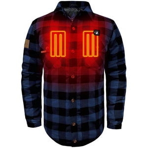 Open Box ActionHeat 5V Battery Heated Flannel Shirt