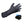Black heated glove with zipper cuff and battery charger
