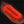 Electric shoe dryer insert glowing red inside a sneaker