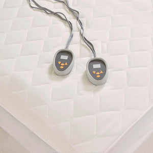 Beautyrest heated mattress pad with two digital controllers