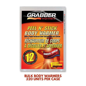 Bulk Grabber Peel N' Stick 12+ Hour Adhesive Warmers- 8 Cases, 320 Units