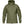Fjallraven olive green hooded jacket with front zipper and chest pocket