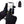 Black touchscreen gloves being used on a smartphone with a close up of the fingertip material