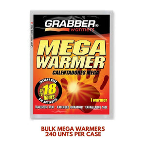 Grabber Warmers Mega Warmer packet with 18 hours of heat duration