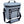 Grey Polar Bear soft cooler bag with shoulder strap and front zipper pocket