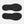Under Armour black shoe outsoles with slip resistant tread pattern