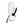 Seirus white leather mitten with black thumb panel and elastic wrist