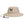 Beige Mission bucket hat with chin strap