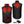 ActionHeat Chicago Bears heated vest showing heating element dimensions and battery pack