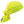 Chill-Its lime yellow cooling bandana with tie back